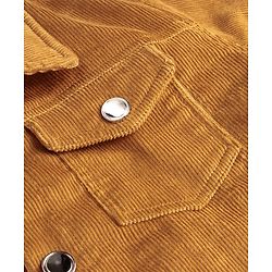 Pine Kids  Cotton Woven Full Sleeves    Jacket - Mustard