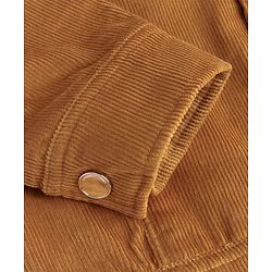 Pine Kids  Cotton Woven Full Sleeves    Jacket - Mustard