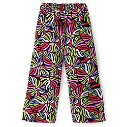 Pine Kids Cotton Woven Half Sleeves Solid Shirt Style Top & Printed Lounge Pants - Maroon