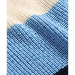 Pine Kids Knitted Full Sleeves Striped Pullover - Multicolor