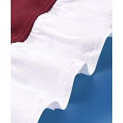 Pine Kids Cotton Knit Full Sleeves Text Printed Top - Maroon
