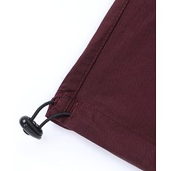 Pine Kids Cotton Woven Full Length Solid Trouser - Maroon