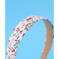 Pine Kids Free Size Hair Bands with Floral Print  Pack of 3 - Dark Yellow