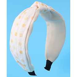 Pine Kids Knotted Hair Band Free Size - Beige