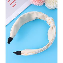 Pine Kids Knotted Hair Band Free Size - Beige