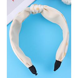 Pine Kids Knotted Hair Band Free Size - Beige