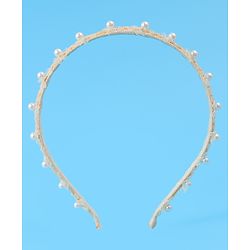 Pine Kids Pearl Hair Band Free Size - Yellow