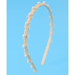 Pine Kids Pearl Hair Band Free Size - Yellow