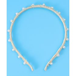 Pine Kids Pearl Hair Band Free Size - Yellow