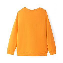 Pine Kids Disney Terry Knit Full Sleeves Sweatshirt with Lion King Graphics - Orange