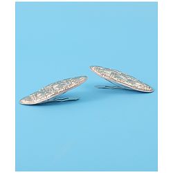 Pine Kids Snap Clips Pack of 4 - Silver