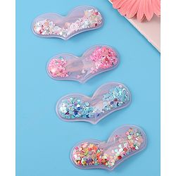 Pine Kids Snap Clips Pack of 4 - Multicolor