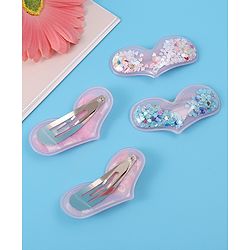 Pine Kids Snap Clips Pack of 4 - Multicolor