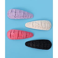 Pine Kids Snap Clips Pack of 4 - Multicolor