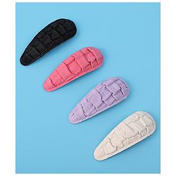 Pine Kids Snap Clips Pack of 4 - Multicolor