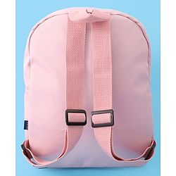 Pine Kids Fashion Backpack With Bear Applique - Pink
