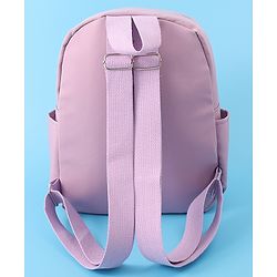 Pine Kids Bear Print Fashion Backpack With a Pouch -Purple