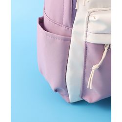 Pine Kids Bear Print Fashion Backpack With a Pouch -Purple