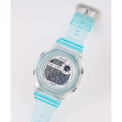 Pine Kids Free Size Digital Watch - Sea Green