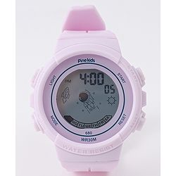 Pine Kids Free Size Digital Watch - Purple