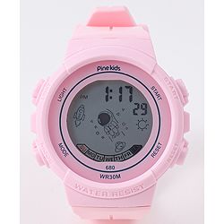 Pine Kids Free Size Digital Watch - Pink
