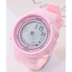 Pine Kids Free Size Digital Watch - Pink