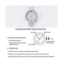 Pine Kids Free Size Analog Watches - Purple