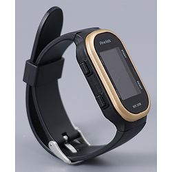 Pine Kids Free Size Digital Watch - Black & Gold