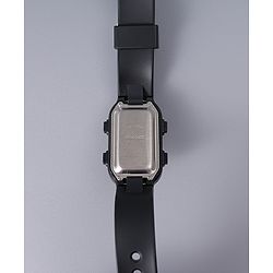 Pine Kids Free Size Digital Watch - Black & Gold