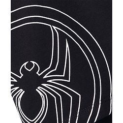 Pine Kids Marvel Single Jersey Knit Half Sleeves T-Shirt With Spiderman Graphics - Black