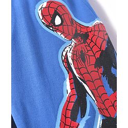 Pine Kids Marvel Terry Knit Full Length Lounge Pant With Spiderman Graphic - Blue