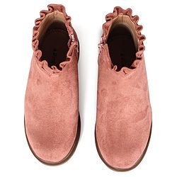 Pine Kids Slip On Winter Boots with Zioper Closure - Pink