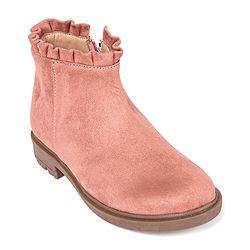 Pine Kids Slip On Winter Boots with Zioper Closure - Pink