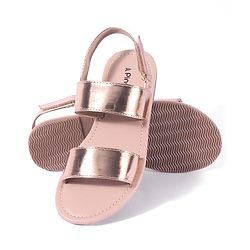 Pine Kids Velcro Closure Sandals - Rose Gold