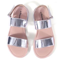 Pine Kids Velcro Closure Sandals - Rose Gold