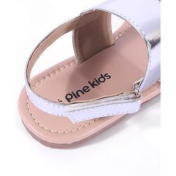 Pine Kids Velcro Closure Sandals - Rose Gold