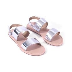 Pine Kids Velcro Closure Sandals - Rose Gold