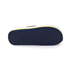 Pine Kids Slip On Flip Flops with Striped & Lightning Print - Yellow