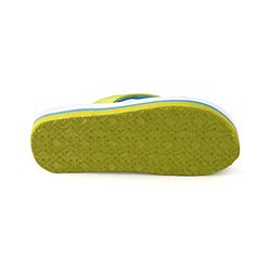 Pine Kids Slip On Flip Flops with Camouflage Print - Light Green