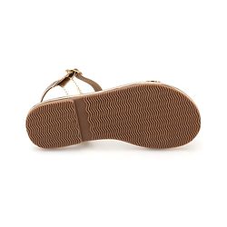 Pine Kids Party Wear Sandals with Buckle Closure & Sequin Detailing - Golden