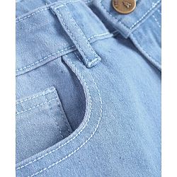 Pine Kids Denim Woven Full Length Washed Jeans - Navy Blue