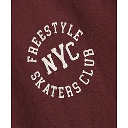 Pine Kids Cotton Knit Half Raglan Sleeves T-Shirt & Trouser with Click Flip In Motion Text Print - Black & Maroon