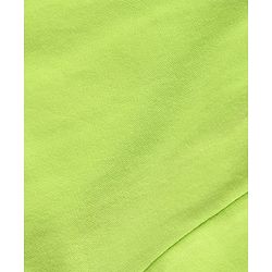 Pine Kids Knit Cotton Full Length Leggings with Text Print - Neon Green