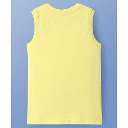 Pine Kids Cotton Knit Sleeveless Tank T-Shirts with Cool Dude Text Print Pack Of 5 - White Navy Blue & Lilac