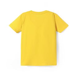 Pine Kids Cotton Knit Half Sleeves T-Shirts with Gamer Theme Text Print Pack Of 5 - Red Yellow & Navy Blue