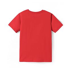 Pine Kids Cotton Knit Half Sleeves T-Shirts with Gamer Theme Text Print Pack Of 5 - Red Yellow & Navy Blue