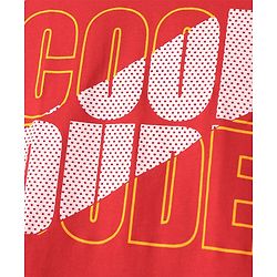 Pine Kids Cotton Knit Half Sleeves T-Shirts with Gamer Theme Text Print Pack Of 5 - Red Yellow & Navy Blue