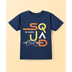 Pine Kids Cotton Knit Half Sleeves T-Shirt with Text Print Pack of 5 - Multicolor