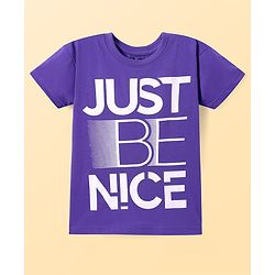 Pine Kids Cotton Knit Half Sleeves T-Shirt with Text Print Pack of 5 - Multicolor
