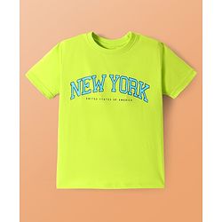 Pine Kids Cotton Knit Half Sleeves T-Shirts with Dino & Text Print Pack Of 5 - White Orange & Purple